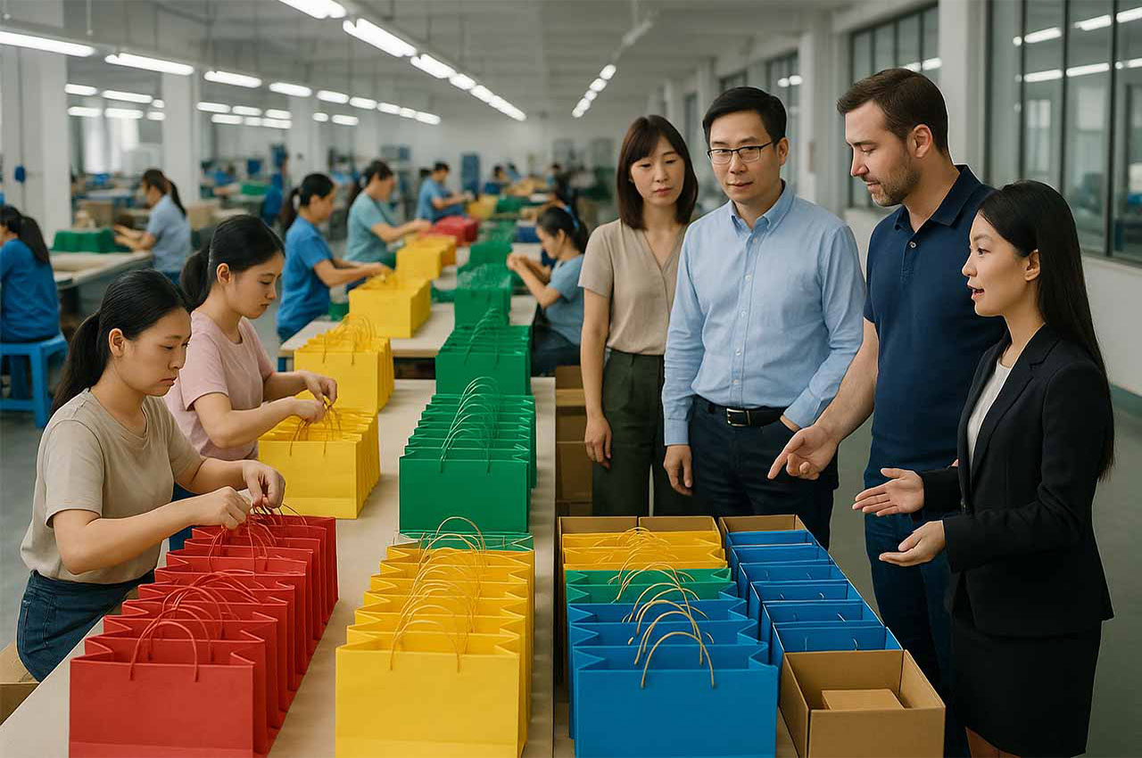 custom paper bags manufacturer