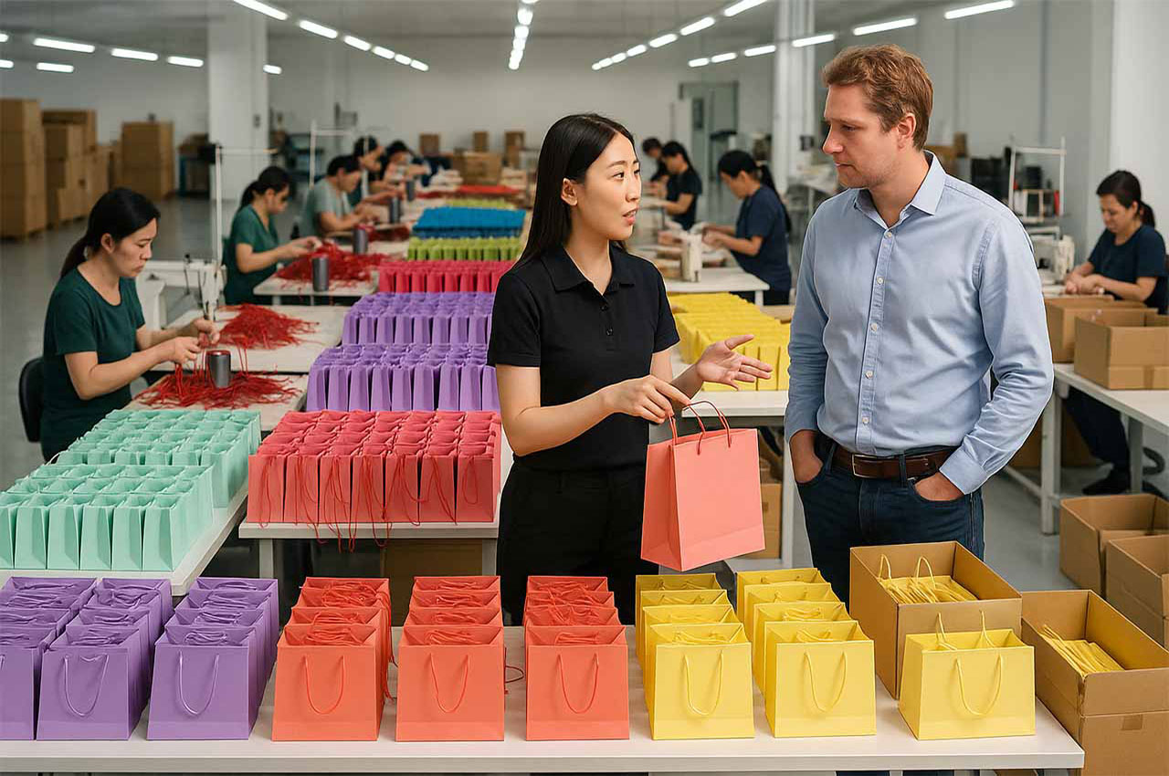 custom paper bags manufacturer