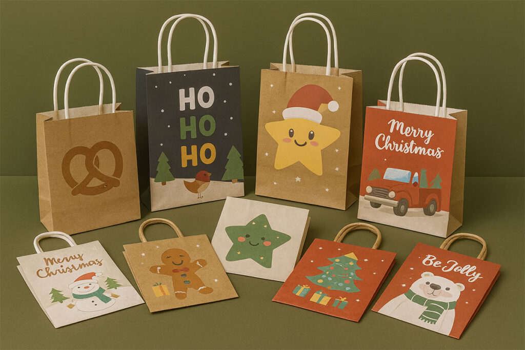 placeholder recycled kraft paper bags