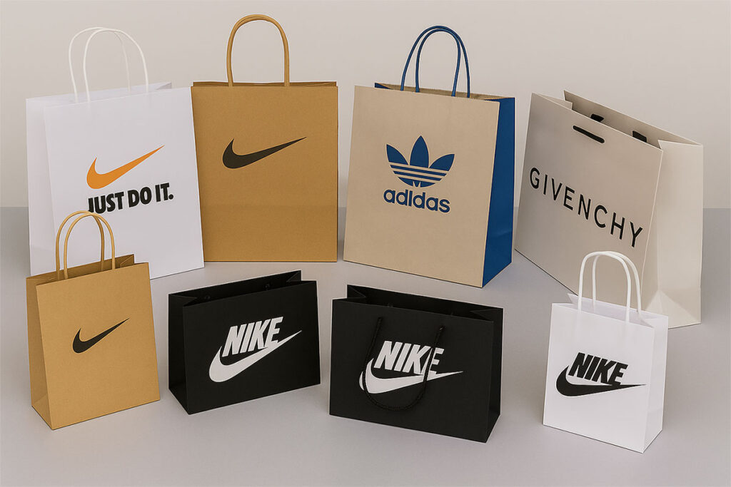 recycled brand paper bag