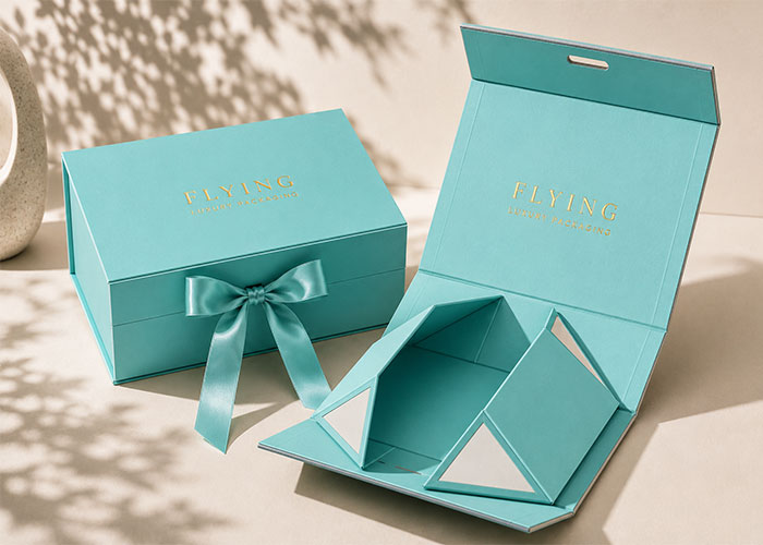 Ribbon Foldable Rigid Boxes